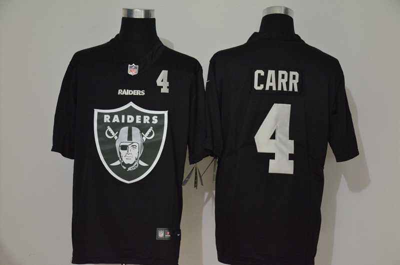 Nike Raiders 4 Derek Carr Black Team Big Logo Number Vapor Untouchable Limited Jersey,We sell and wholesale Nike Raiders 4 Derek Carr Black Team Big Logo Number Vapor Untouchable Limited Jersey on line form chian!
